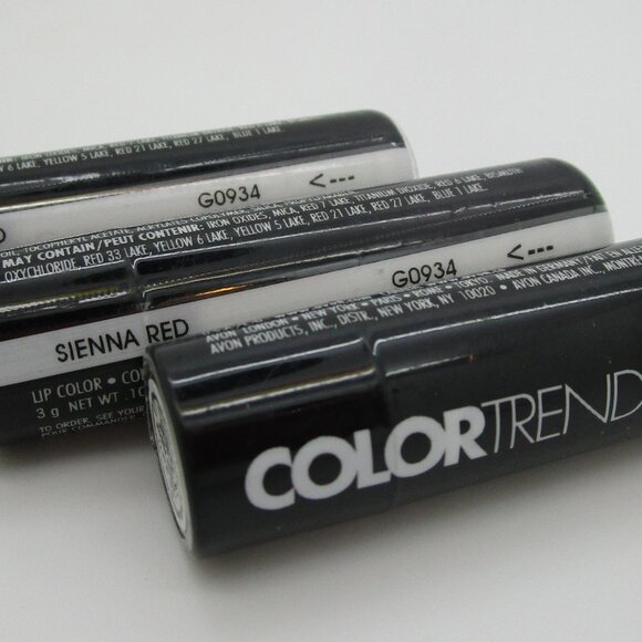 SIENNA RED Avon Color Trend Lip Color - Lot of 3 - Picture 1 of 1